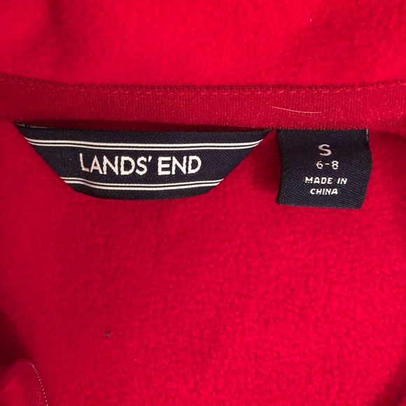 Lands End women’s fleece 1/4 zip, never worn, size S - Picture 4 of 4